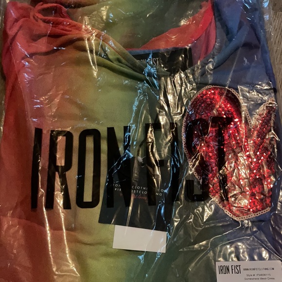 Iron Fist Somewhere Mesh Rainbow Dress Size 2X - Picture 9 of 10
